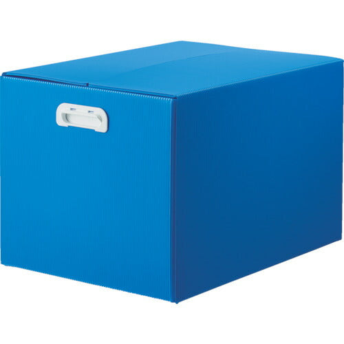 トラスコ中山（TRUSCO）　ダンボールプラスチックケース 5枚セット B3サイズ 取っ手穴なし ブルー　【品番：TDP-B3D-5B】