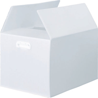 トラスコ中山（TRUSCO）　ダンボールプラスチックケース 5枚セット B3サイズ 取っ手穴なし 半透明　【品番：TDP-B3D-5TM】●