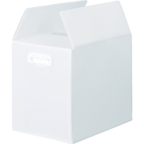 トラスコ中山（TRUSCO）　ダンボールプラスチックケース 5枚セット B4サイズ 取っ手穴なし 半透明　【品番：TDP-B4D-5TM】