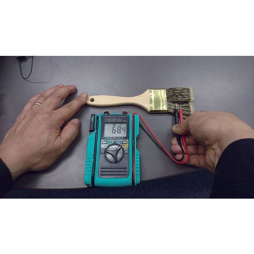 【メール便対応】トラスコ中山（TRUSCO）　導電性ダスター刷毛 平 全長220mm　【品番：TDPB-55】