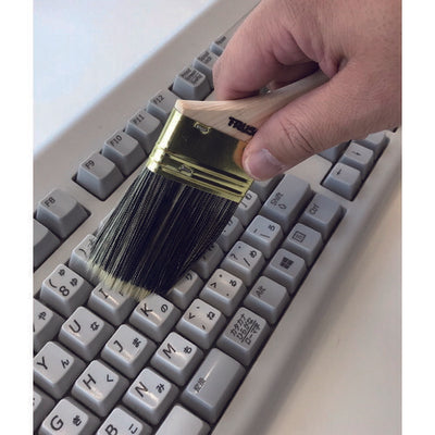 【メール便対応】トラスコ中山（TRUSCO）　導電性ダスター刷毛 筋交い 全長220mm　【品番：TDPB-56】