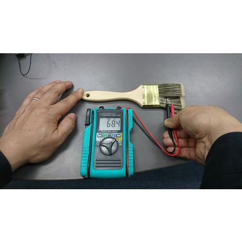 【メール便対応】トラスコ中山（TRUSCO）　導電性ダスター刷毛 筋交い 全長220mm　【品番：TDPB-56】