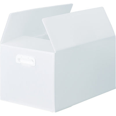 トラスコ中山（TRUSCO）　ダンボールプラスチックケース 5枚セット 果物箱サイズ 取っ手穴なし 半透明　【品番：TDP-KMD-5TM】