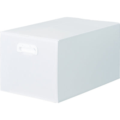 トラスコ中山（TRUSCO）　ダンボールプラスチックケース 5枚セット 果物箱サイズ 取っ手穴なし 半透明　【品番：TDP-KMD-5TM】