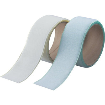 トラスコ中山（TRUSCO）　マジックテープセット 裏面粘着 幅50mm×長さ1m 白（1巻=1セット）　【品番：TDP-MTS】