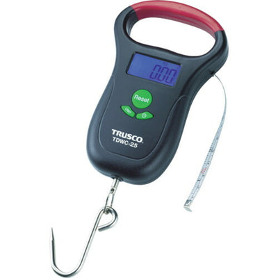 トラスコ中山（TRUSCO）　デジタル吊りばかり 25kg　【品番：TDWC-25】