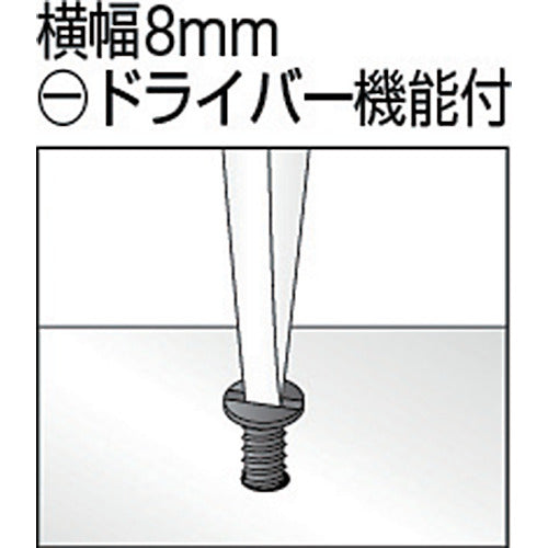 【メール便対応】トラスコ中山（TRUSCO）　ウォーターポンププライヤー ドライバー付き　【品番：TDWP-250】