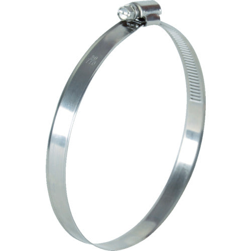 トラスコ中山（TRUSCO）　ホースバンド オールステンレス 傷防止タイプ （10個入）　【品番：TE13-140】