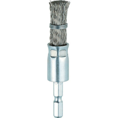 【メール便対応】トラスコ中山（TRUSCO）　六角軸筒型ブラシΦ15×6.35 SUS 0.3 くくりタイプ　【品番：TEB6-15SUS】