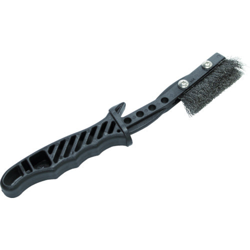 トラスコ中山（TRUSCO）　チャンネルブラシ EグリップI型 ワイヤー鋼線　【品番：TEBI-WB】