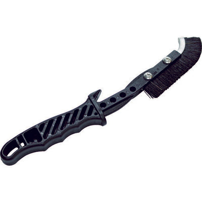 トラスコ中山（TRUSCO）　チャンネルブラシ EグリップJ型 豚毛　【品番：TEBJ-HH】