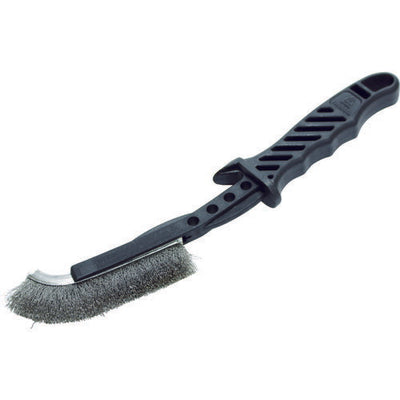 トラスコ中山（TRUSCO）　チャンネルブラシ EグリップJ型 ステンレス SUS304　【品番：TEBJ-SUS】