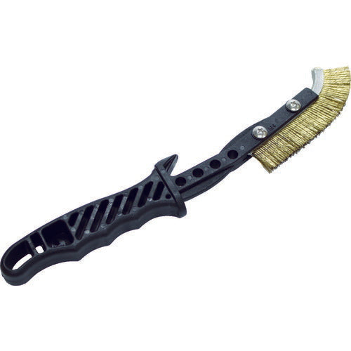 【メール便対応】トラスコ中山（TRUSCO）　チャンネルブラシ EグリップJ型 TC鋼線 ラッピング　【品番：TEBJ-TC】