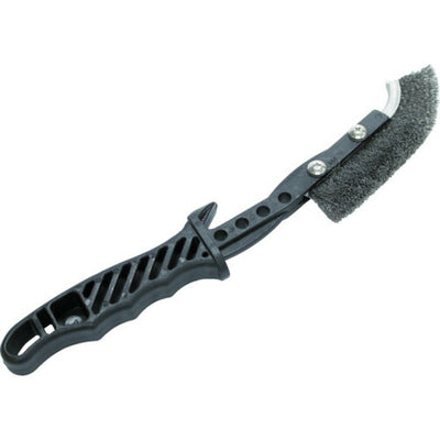 トラスコ中山（TRUSCO）　チャンネルブラシ EグリップJ型 ワイヤー鋼線　【品番：TEBJ-WB】