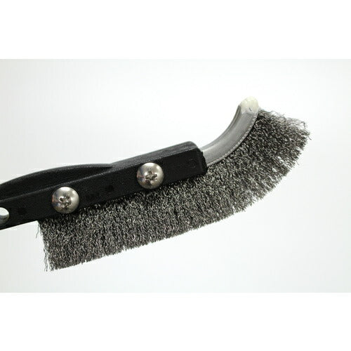 トラスコ中山（TRUSCO）　チャンネルブラシ EグリップJ型 ワイヤー鋼線　【品番：TEBJ-WB】