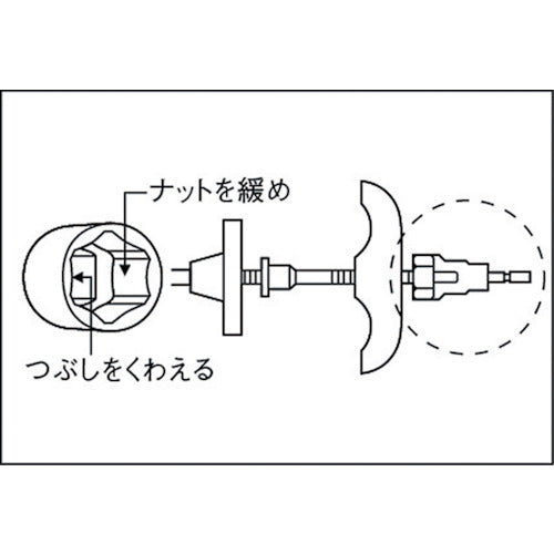 トラスコ中山（TRUSCO）　電動ドライバーソケット アイビー取付用 21mm　【品番：TEFT-21】