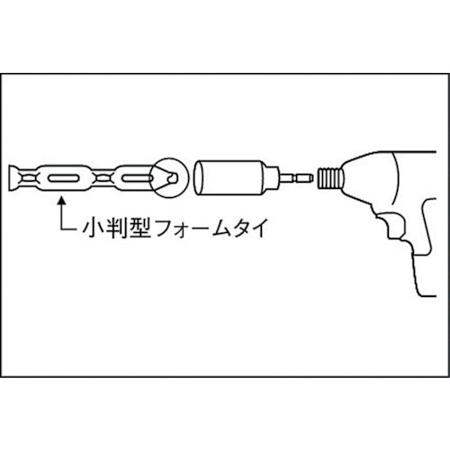 トラスコ中山（TRUSCO）　電動ドライバーソケット 小判型用　【品番：TEKB-10】