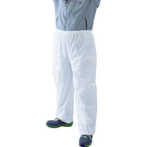 トラスコ中山（TRUSCO）　エレブレイク（コロナ放電式帯電防止不織布）ズボン M　【品番：TELPC-Z-M】