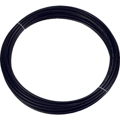 トラスコ中山（TRUSCO）　ポリウレタンチューブ 12×8.0mm 10m巻 黒　【品番：TEN-12-10-BK】