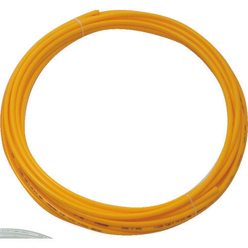 トラスコ中山（TRUSCO）　ポリウレタンチューブ 12×8.0mm 10m巻 イエロー　【品番：TEN-12-10-Y】