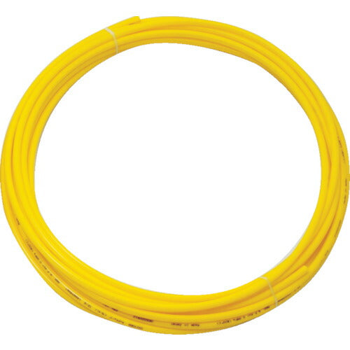 トラスコ中山（TRUSCO）　ポリウレタンチューブ 4×2.5mm 10m巻 イエロー　【品番：TEN-4X2.5-10-Y】