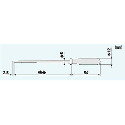 【メール便対応】エンジニア　調整ドライバー100mm　【品番：DA-01】