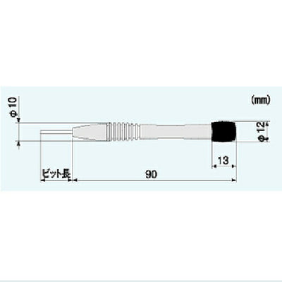 【メール便対応】エンジニア　セラミック調整ドライバー +　【品番：DA-88】