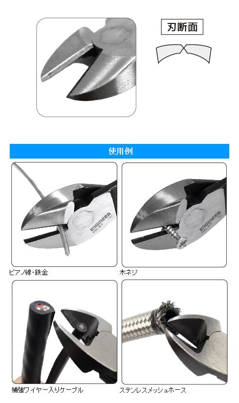 【メール便対応】エンジニア　鉄腕ニッパー　【品番：NK-48】