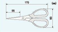 【メール便対応】エンジニア　鉄腕ハサミ　【品番：PH-50】