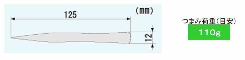 【メール便対応】エンジニア　チタンピンセット（AA型） 125mm　【品番：PTN-01】