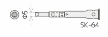 【メール便対応】エンジニア　SK-60シリーズ用半田コテチップ　【品番：SK-64】