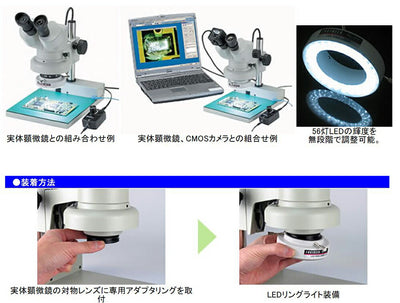 エンジニア　LEDリングライト（実体顕微鏡用）　【品番：SL-77】