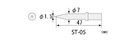 【メール便対応】エンジニア　SK-21用コテ先　【品番：ST-05】