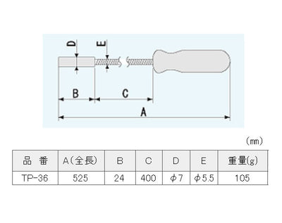 エンジニア　マグピック525mm　【品番：TP-36】