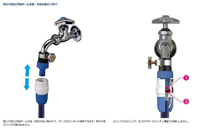 タカギ　バンド付蛇口ニップルセット　【品番：G061FJ】