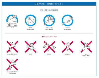 タカギ　分岐蛇口ダブルニップル　【品番：G074】