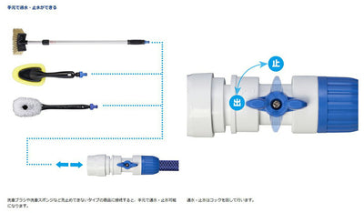 タカギ　コック付コネクター　【品番：G077FJ】