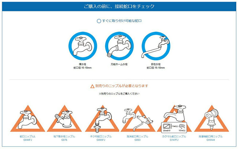 タカギ　NANO NEXT（ナノ ネクスト） 10m　【品番：RM1110GY】●