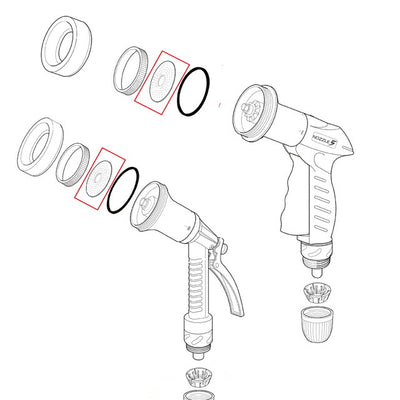 タカギ　N5スクリーン大（穴小）（JAN付き）　【品番：X972191GY2】