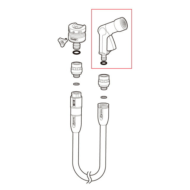 タカギ　パチットコンパクトノズル（EGY）　【品番：XGZ0162】