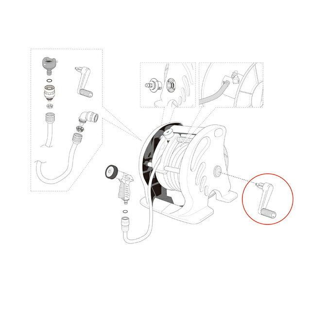 タカギ　オーロラハンドル（NB）　【品番：QR200NB2】