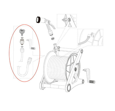 タカギ　1.2mセットφ12（光沢FJ）　【品番：QR0008】