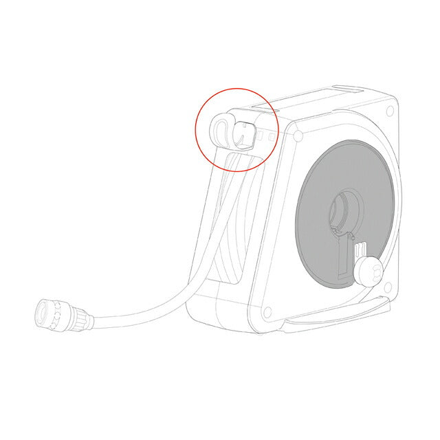 タカギ　オーロラNANOノズルホルダー（WT）　【品番：QR0014】○