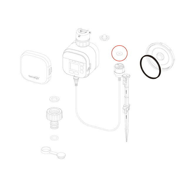 【メール便対応】タカギ　雨センサー用吸水シート　【品番：XGZ0110】