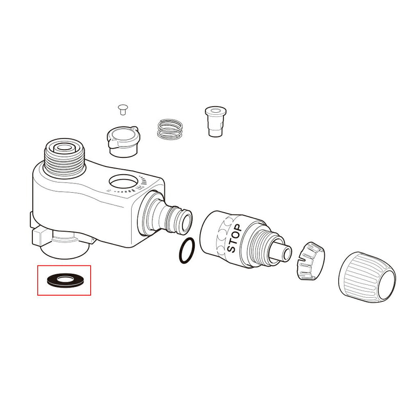 【メール便対応】タカギ　洗濯機本体接続部分パッキン　【品番：XJZ0031】