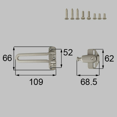 LIXIL（トステム）　ドアガードセット（親子用）　シャイングレー　【品番：DCFZ732】