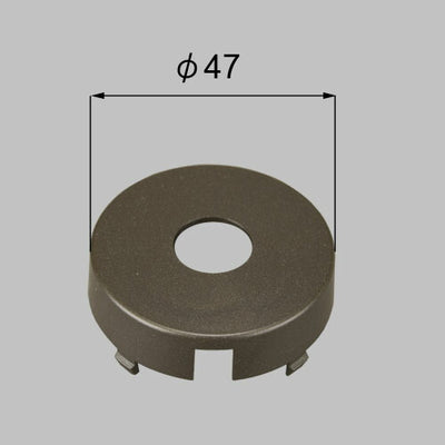 LIXIL（トステム）　交換用セキュリティーサムターン座　ダークブラウン　【品番：QDGB994】◯