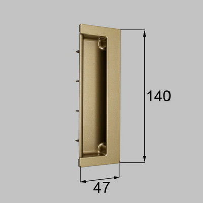 LIXIL（トステム）　把手　サテンゴールド　【品番：MDUG447】