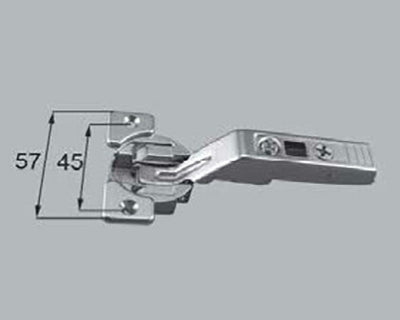 LIXIL（トステム）　折れ戸用丁番カップ キャッチなし　【品番：QRD858】
