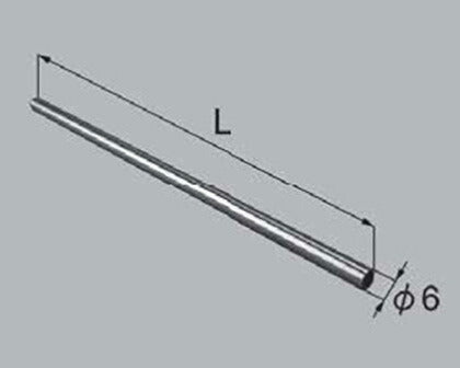 LIXIL（トステム）　ガードバー L266　【品番：QRL895L266】